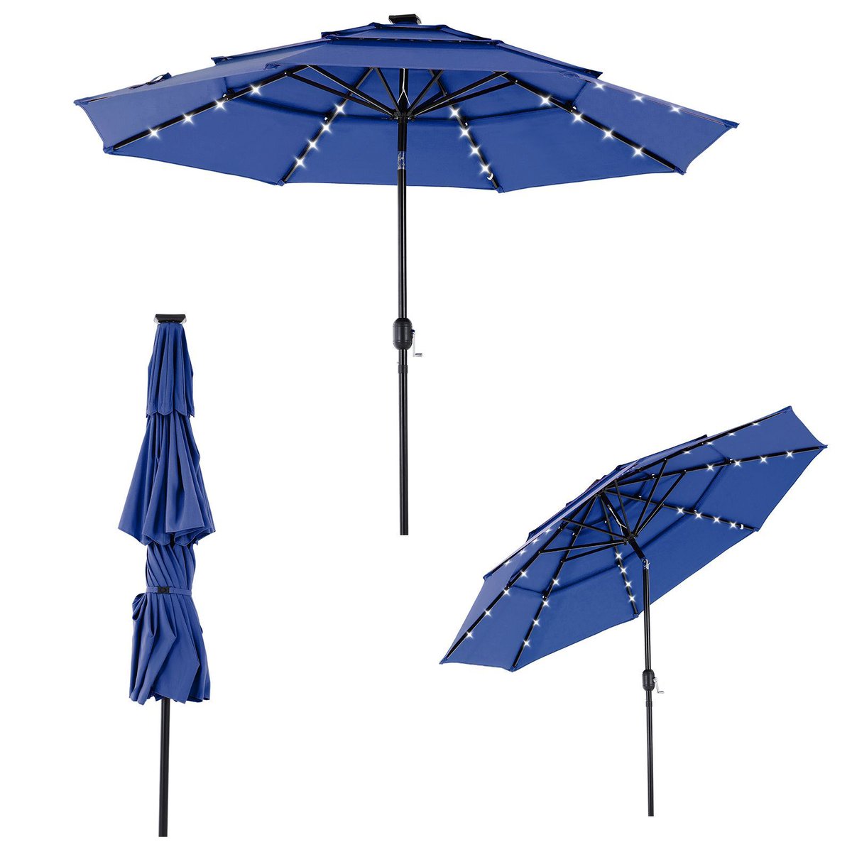 kellerrvneeds's tweet image. Enhance your outdoor space with this 10FT 3-Tier Solar Patio Umbrella, designed to provide stylish shade by day and warm illumination by night. 

kellerrvneeds.com/products/view/… 

#shade #summer #lights