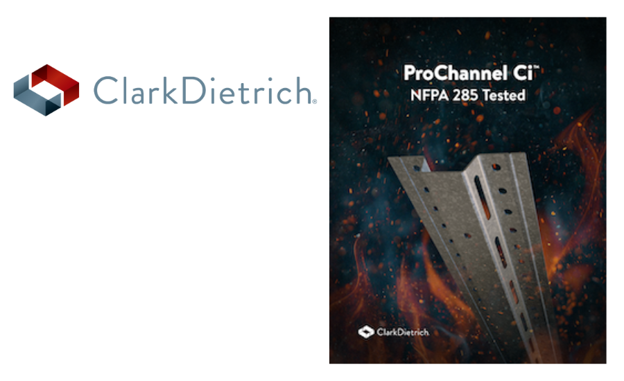 WallsnCeilings's tweet image. @ClarkDietrich’s ProChannel Ci™ cladding support system has met NFPA 285 testing standards and has been approved for use in NFPA 285-compliant wall assemblies for Types I–IV construction.

wconline.com/articles/97835…

#cladding #construction #NFPA285