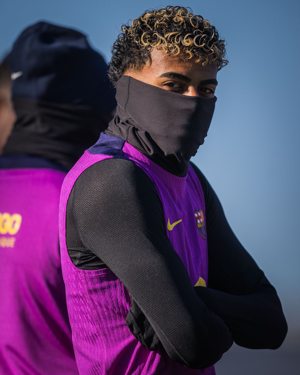FCBarcelona's tweet image. He’s ready for what’s coming.