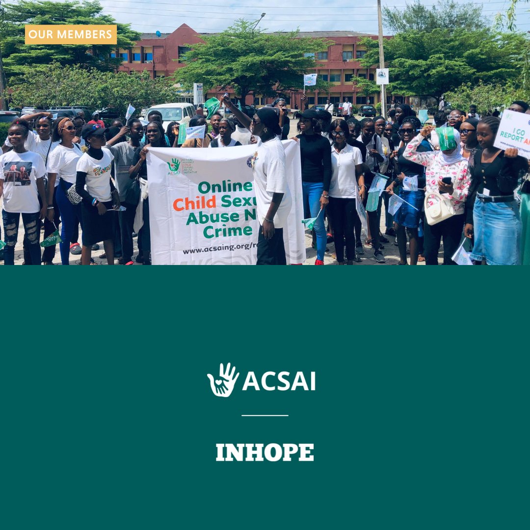 INHOPE_PR's tweet photo. ACSAI, is strengthening child protection through its partnership with Project Arachnid, helping detect and remove known CSAM in Nigeria. Working with ONSA, NCC, the Ministry of Women Affairs &amp; NAPTIP, they’re making kids safer online. 👉 https://t.co/QbvXFV8FIE https://t.co/YMJJ9D1cMn