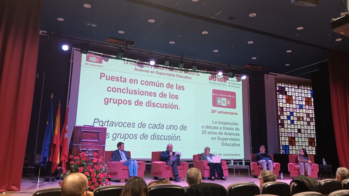 adide_clm's tweet photo. Puesta en común de las conclusiones de los grupos de discusión a cargo de cada portavoz en las Jornadas #ADIDEMadrid2025 https://t.co/QL4SVz2idk
