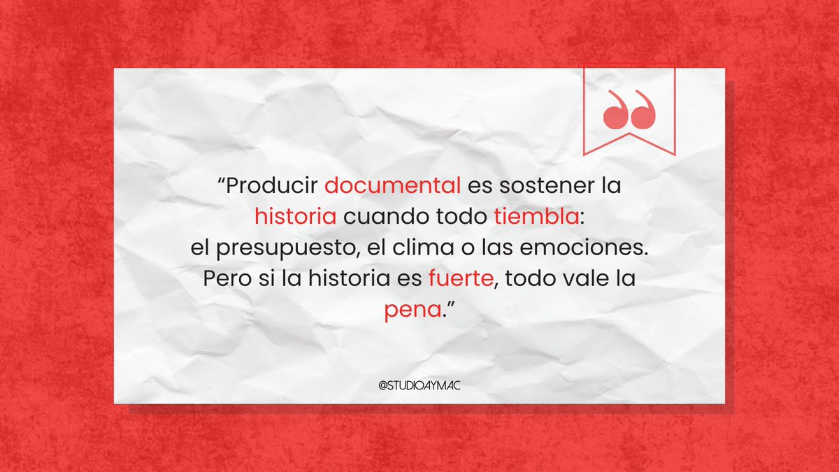 Producir documental no es solo coordinar logística. 🎞️
Es saber cuándo parar, cuándo seguir, y cuándo escuchar al personaje más que al cronograma.
El alma del proyecto no está en el plan de rodaje: está en la historia que no se rinde.
