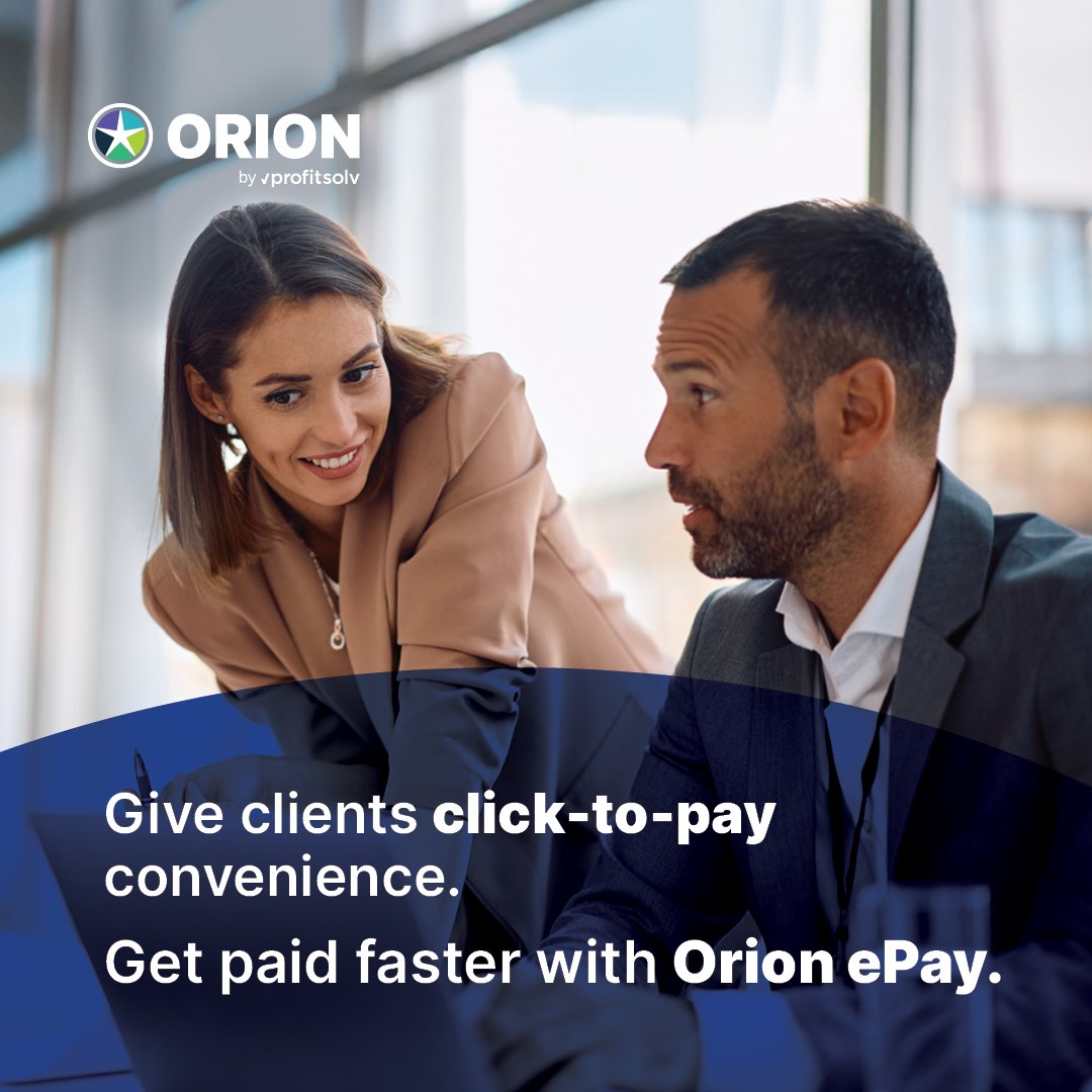 Online payments aren’t just a client preference. They’re the expectation. 💡 

Orion ePay simplifies billing with more ways to pay and fewer delays: PayPal Pay Later, Venmo, cards &amp; more. Take control of your payments 💰➡️  hubs.ly/Q03QNF4G0  #LegalPayments #LegalTech