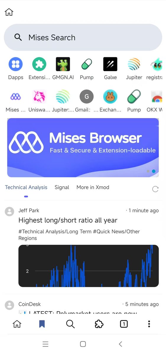 Mises001's tweet image. A new feature will be available on mises browser
#web3 #mobile #extension
