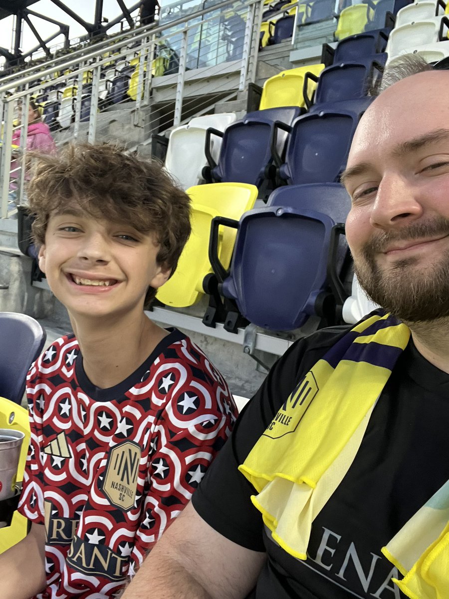 Brirko's tweet photo. @NashvilleSC @GEODISPark Making lots of memories with my son has been a good 2025. https://t.co/PAorruzQek