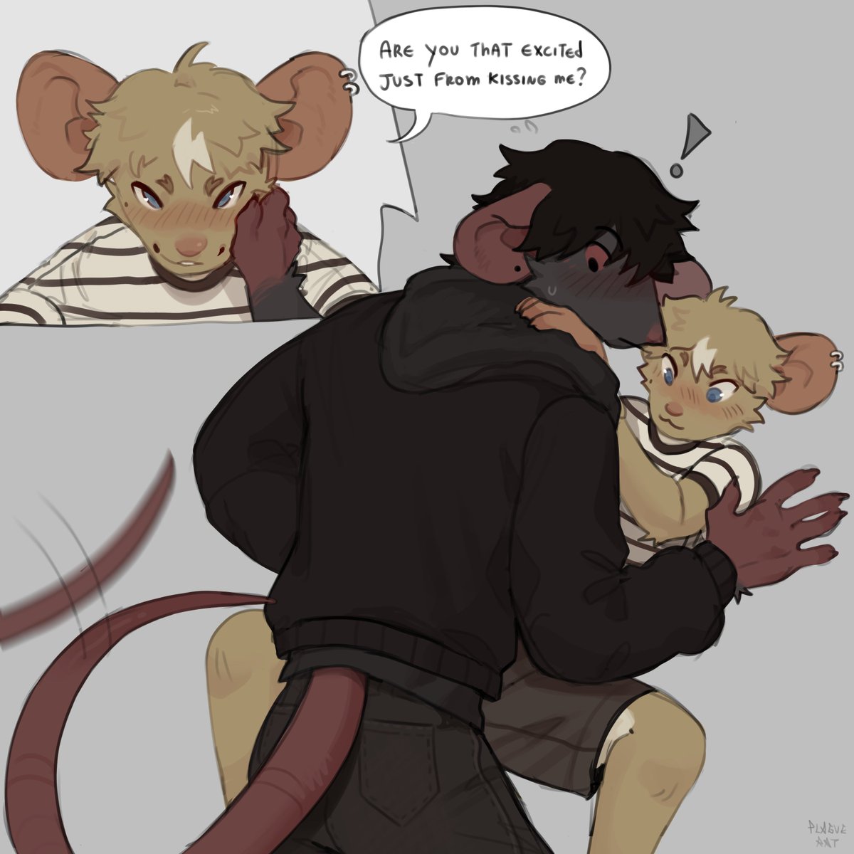 sgguzz's tweet image. Did you know that rats can wag their tails?