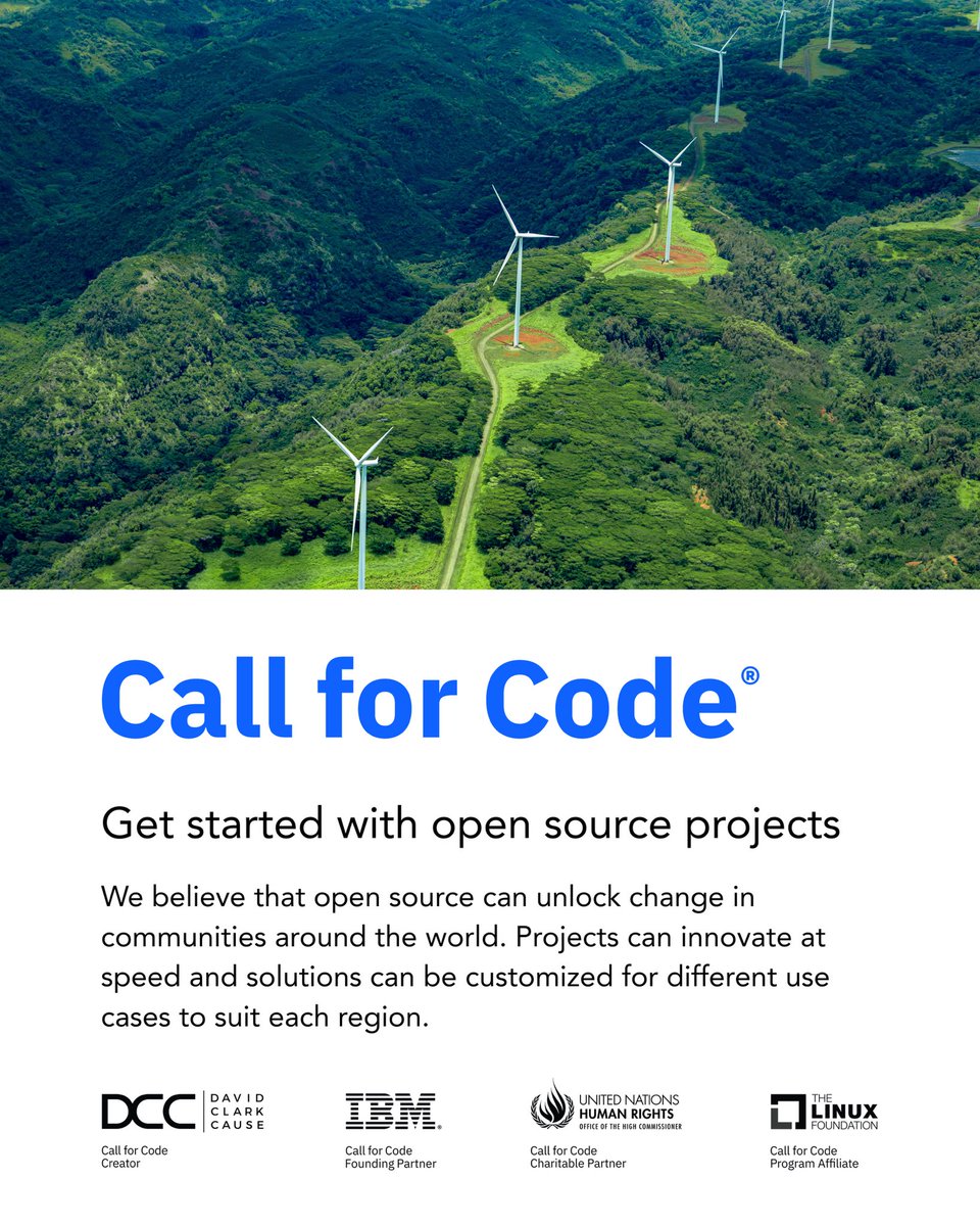 CallforCode's tweet image. Build something that matters.
Open source projects tackling real-world challenges need your contribution—code, design, testing, whatever you do best. 🌍✨
Explore, collaborate, and start contributing today. 🔗 bit.ly/4ialZRw