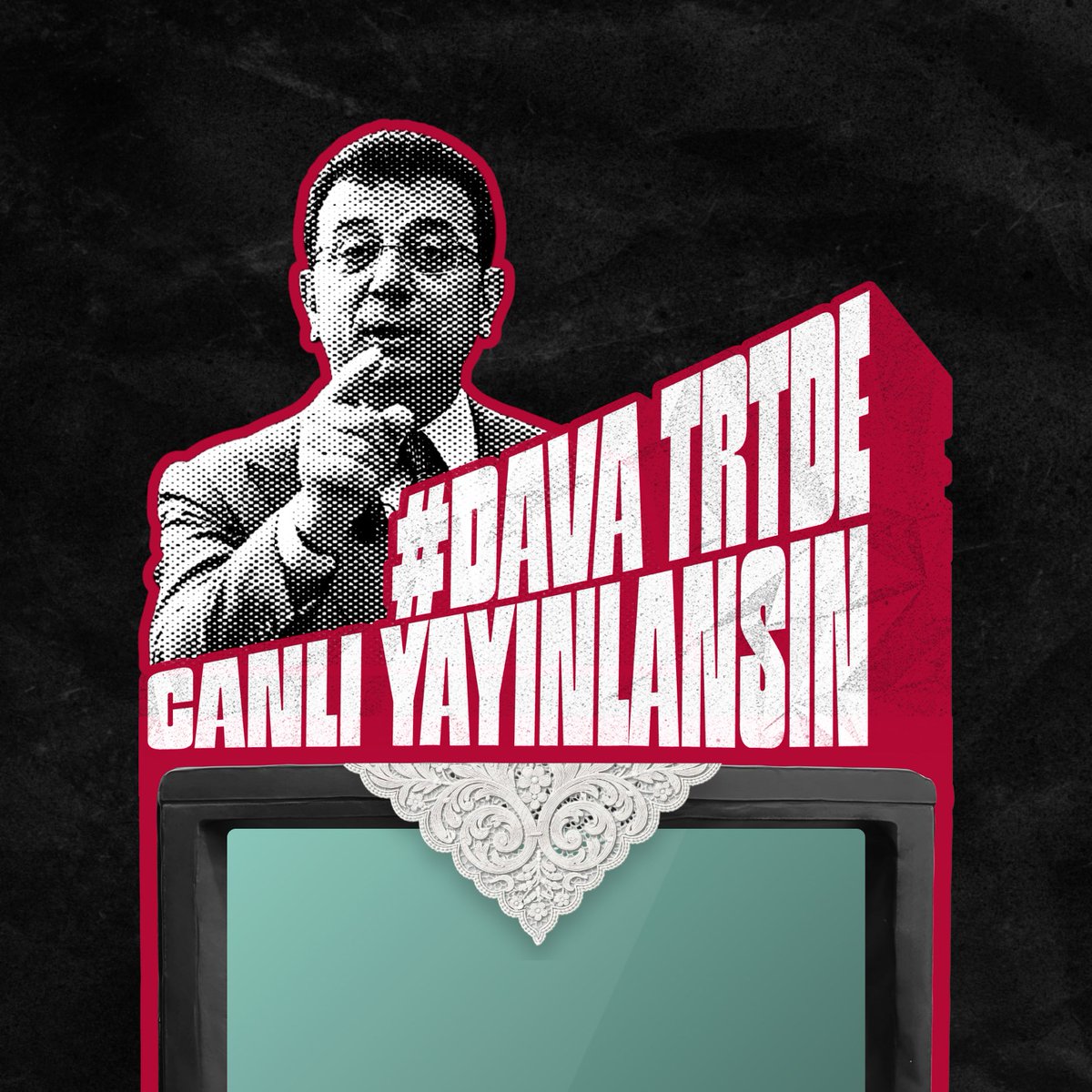 chparhavi08's tweet photo. Hukuksuzluğu perdeleyemezsiniz; perdeyi kaldırın, adalet sahnesini halk izlesin!

#DavaTRTdeCanlıYayınlansın https://t.co/Ml3xGHuIcU