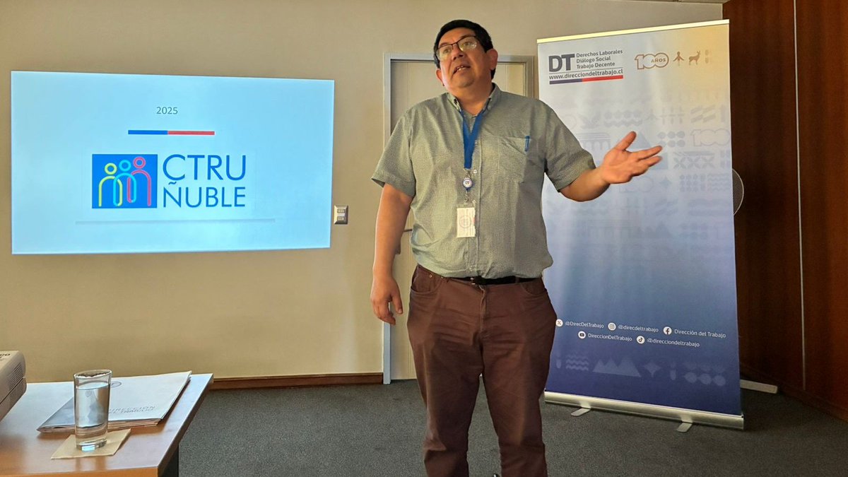 drt_biobio's tweet image. En Encuentro Interregional de Consejos Tripartitos Regionales de Usuarios de @DirecDelTrabajo #Ñuble y #Biobío, consejeros regionales conocieron avances del Sistema de Gestión Inspectiva y se generó fructífera instancia de diálogo tripartito