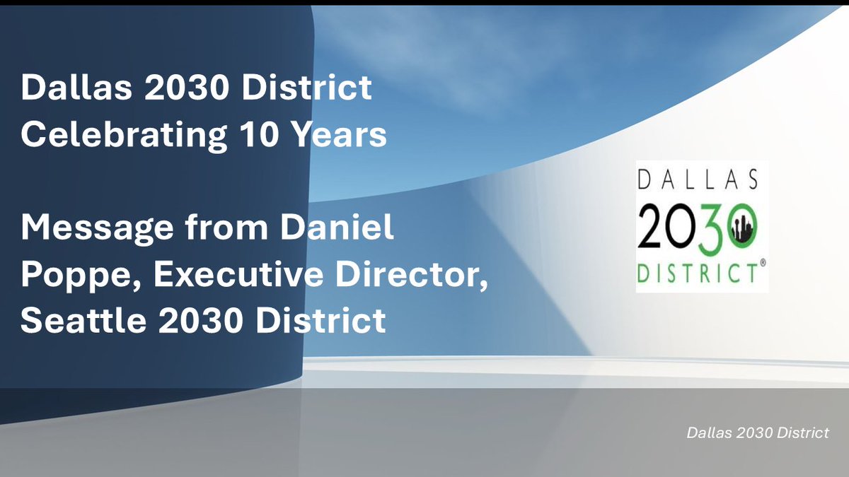 Dallas 2030 District tweet media
