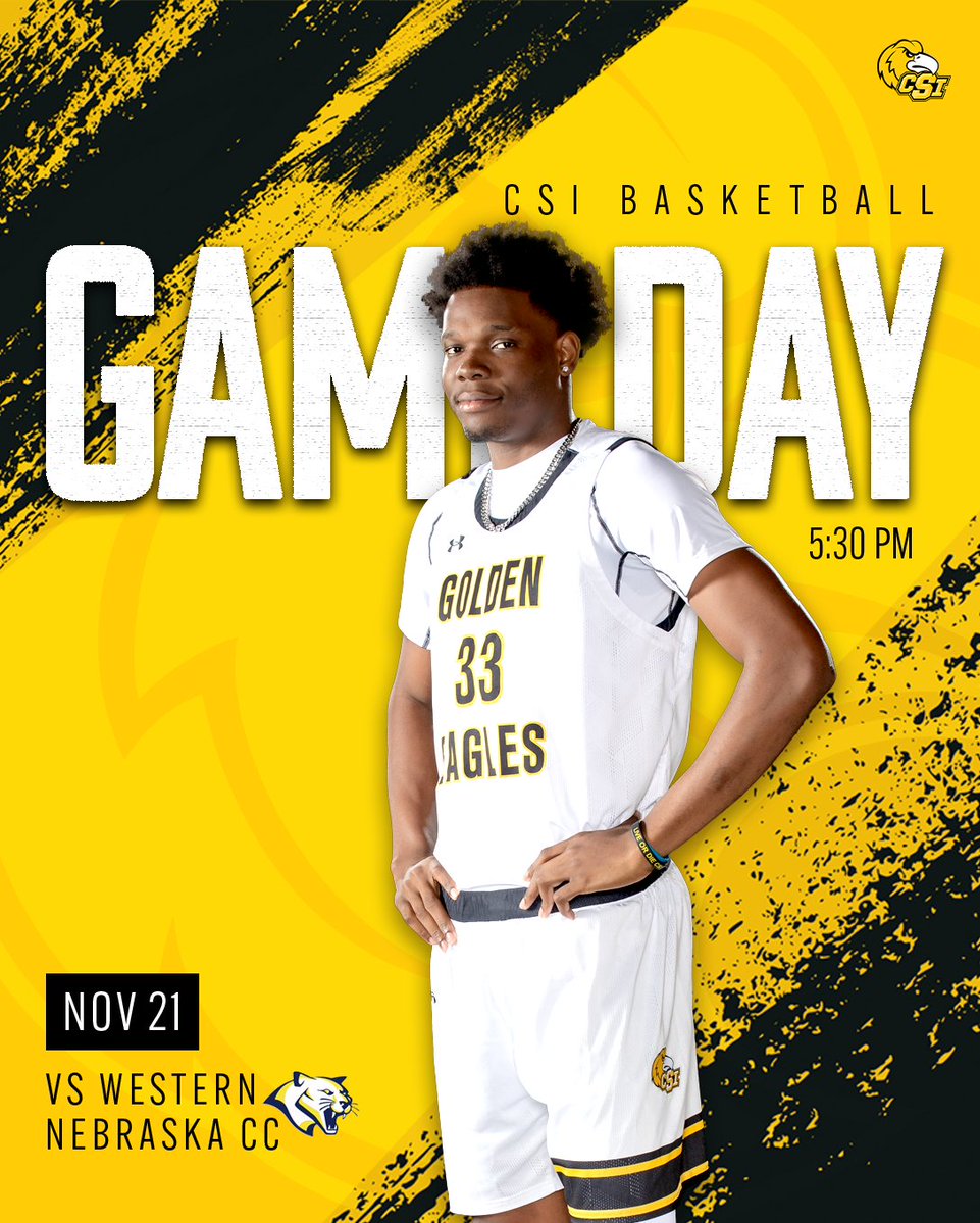 CSI_MBB's tweet image. Laramie County Tournament Day 1

📍 Cheyenne, WY
⏰ 5:30 pm MST
🆚 Western Nebraska CC
📺 youtube.com/@lcccgoldeneag…