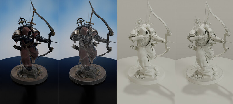 WillsWills16442's tweet image. Inner circle Archer  printed and painted figure.
#innercirclearcer
#printedmodel