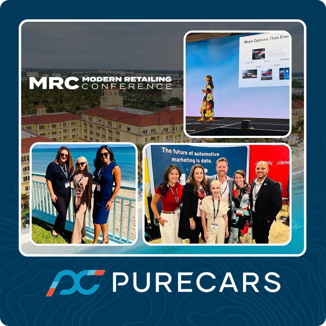 Huge thanks to BPE &amp; PCG for featuring PureCars on the main stage at the Modern Retailing Conference in West Palm! 🌴 We had an incredible time sharing ideas, connecting with industry leaders, and being part of such an impactful event. 👏