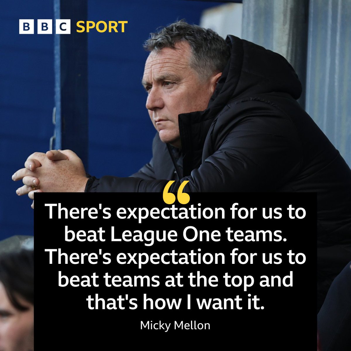 BBCRMsport's tweet photo. ⚽️ Oldham Athletic take on bottom of League Two Newport County tomorrow. 

👉 Boss Micky Mellon says the expectations on his side are no different to any other game.

🎧 Listen in full: https://t.co/Kspj6ge1yO

#OAFC https://t.co/BUVJJ2OL1A