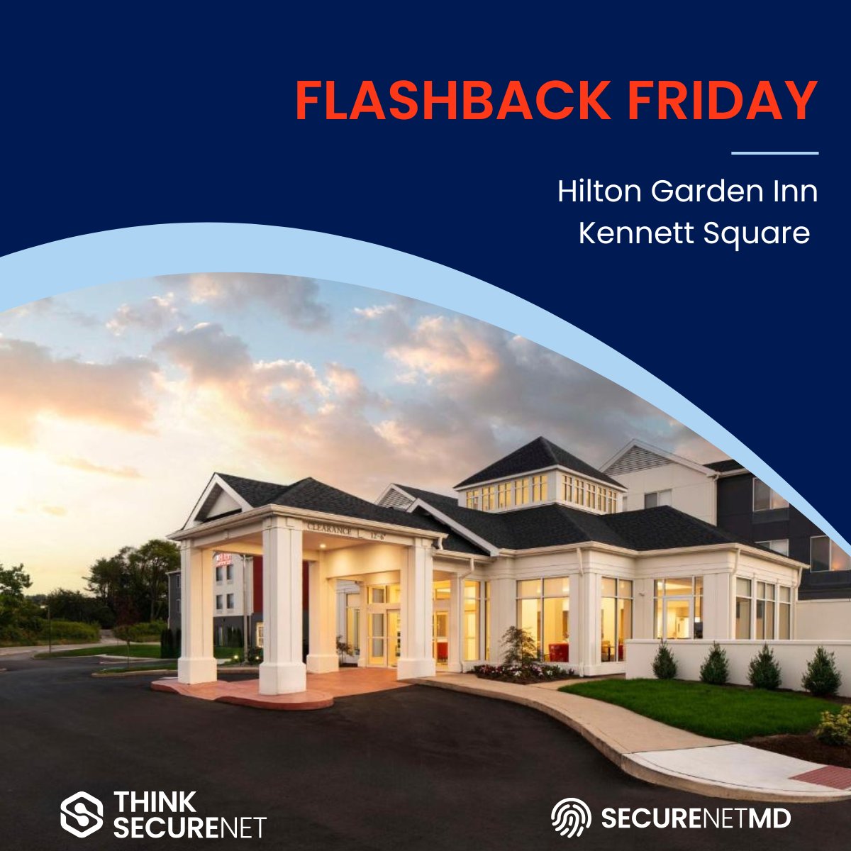 ThinkSecureNet's tweet image. For this #FlashbackFriday, ThinkSecureNet is looking back on our project at the Hilton Garden Inn at Kennett Square, PA.

This project was a 130-room renovation and included new rewiring for phone, tv, and network systems, and closet updates. #NetworkSolutions #Infrastructure