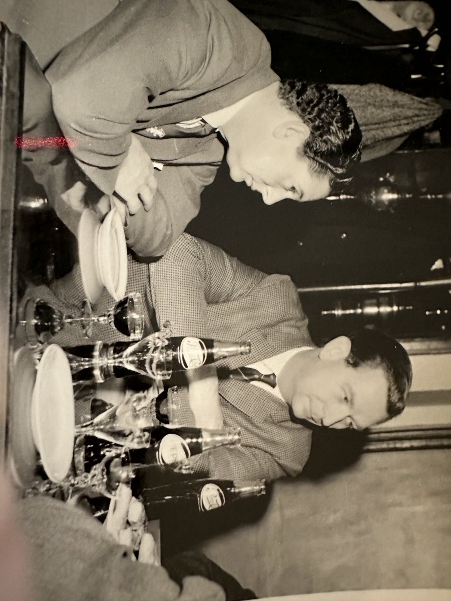 grahamsilk's tweet photo. So sad to hear of the passing of Dr Roger Rimmer. Very lucky to have known him for many years – a great man, loved and respected by everybody. This pic was my dad, Tom Silk, with Roger in Bucharest for the @wba European cup match against Dynamo in 1968. https://t.co/cRhIZCTuIn