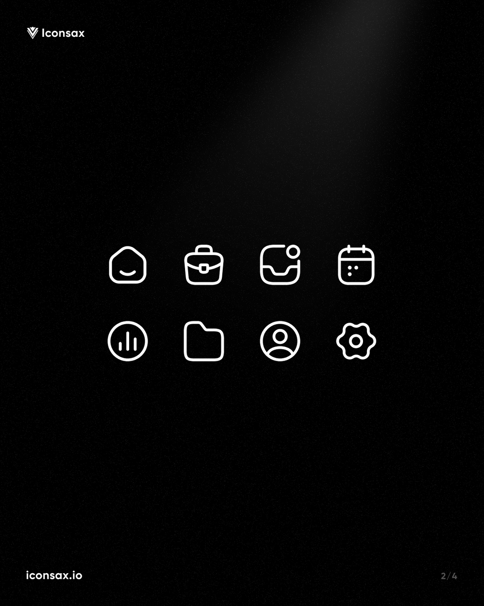 iconsax's tweet photo. Dark UI. Charged flow. Iconsax powering every pixel ⚡
Design that cuts the noise and fires forward. #Iconsax #UIDesign #DesignFlow https://t.co/vxm9tzfXj6