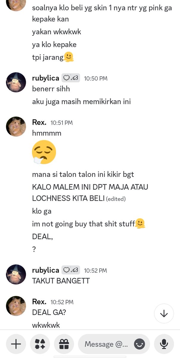 rubylicaa's tweet image. ayo kasih kita Maja atau lochness nanti kita beli skin mu itu @TalonMidnight