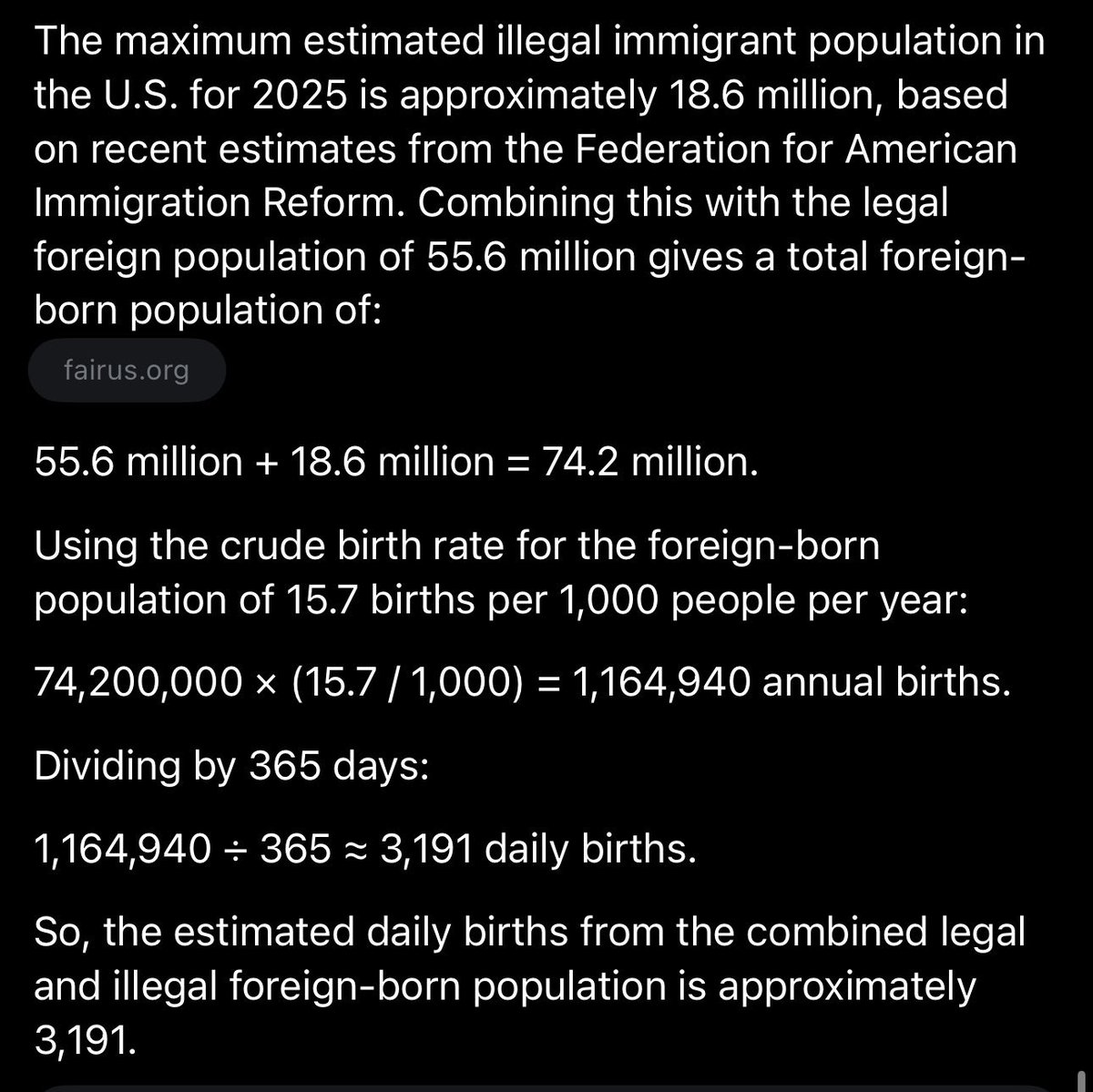 As of today, at a minimum, over 3,000 anchor babies are being born each day in Trump’s America—effectively negating any of the current small-scale deportation efforts.