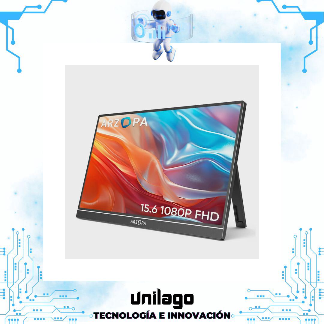 unilagocc's tweet image. Tu pantalla extra donde la necesites 🚀 Monitor Arzopa 15.6\&quot; FHD, calidad impecable y máxima portabilidad. ¡Llévalo contigo! 💻✨ #TecnologíaQueAvanza #MonitorPortátil # unilago.com/producto/64800…