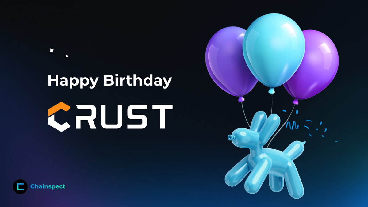 chainspect_app's tweet image. 🥳 @CrustNetwork is celebrating 3 years on mainnet!

Crust has spent the last three years helping Web3 creators securely store and host their content in a decentralized way

Proud to track Crust&apos;s growth on Chainspect 😎
