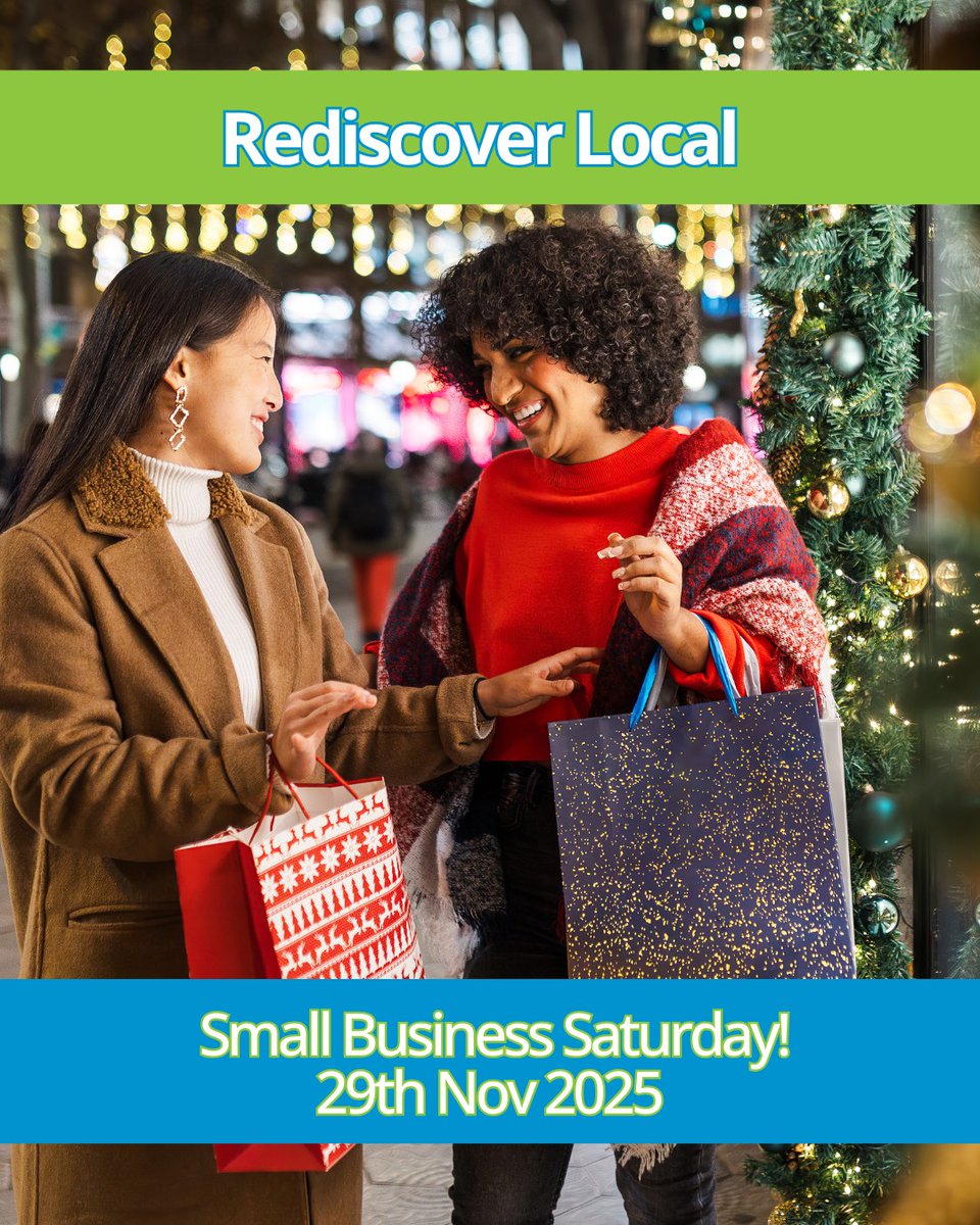 On Nov 29th LEO Mayo are encouraging us to participate in Small Business Saturday🟢🔴

🛒This initiative asks shoppers to shop locally &amp; support our local economy.

🎄Let's make a conscious effort to help our local businesses this Xmas by spending in our towns rather than online.