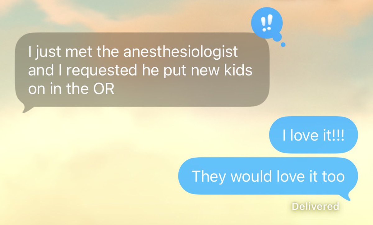 My sister is headed to the OR and she requested <a href="/NKOTB/">New Kids on the Block</a> to be played while in surgery 🫶🏽💗