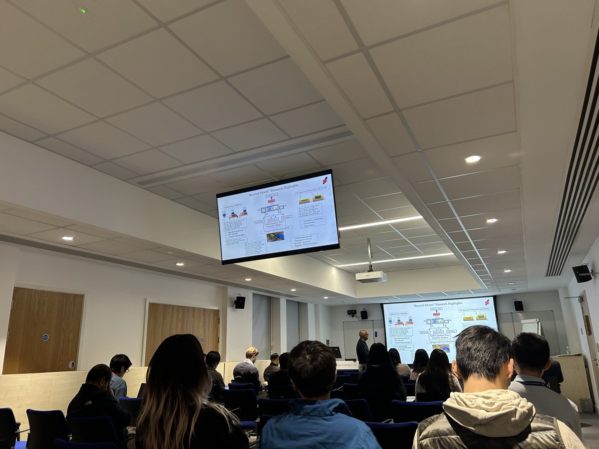 It was an honour to welcome Prof. Bhaskaran Muralidharan, IIT Bombay, at CGC today! In the last #QAMSS lecture of this term, Prof. Bhaskaran Muralidharan gave us a very interesting talk about “Unlocking” Spin-Valley Locking Via Quantum Transport.