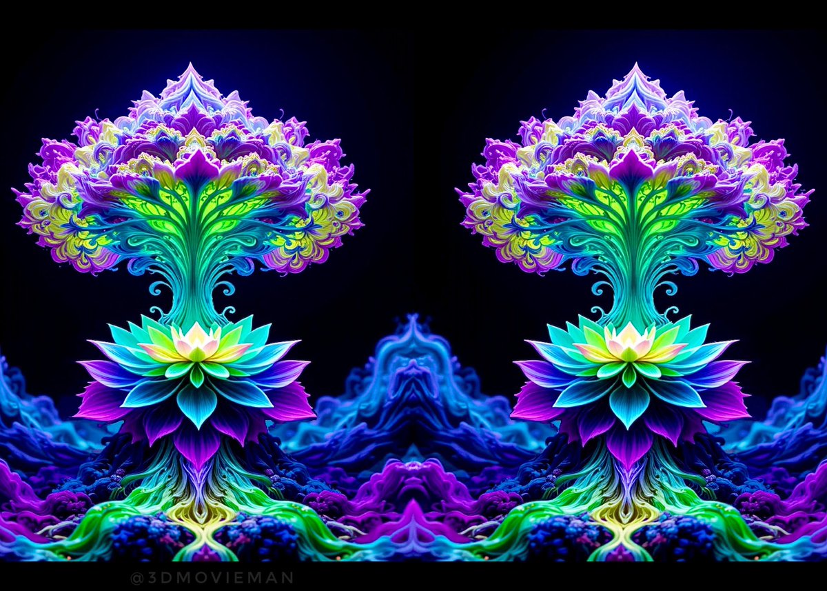3DMOVIEMAN's tweet photo. Gorgeous lotus fractal stereo 3D AI art

#stereoscopic #stereoscopy #aiartist #DigitalArtist #generativeartist https://t.co/77QF7mPDZT