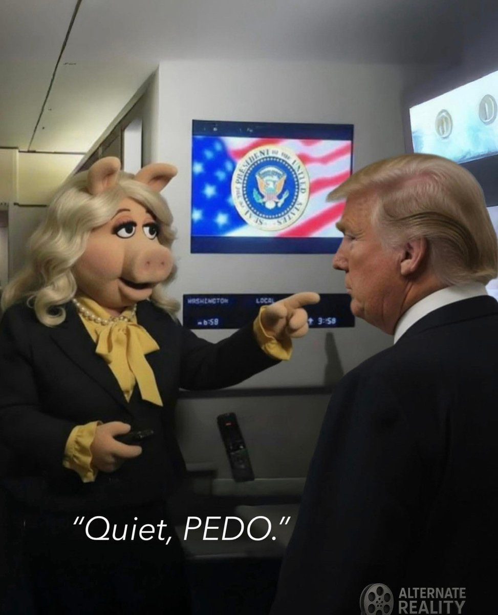 Quiet piggy??? No, quiet pedo!!!!