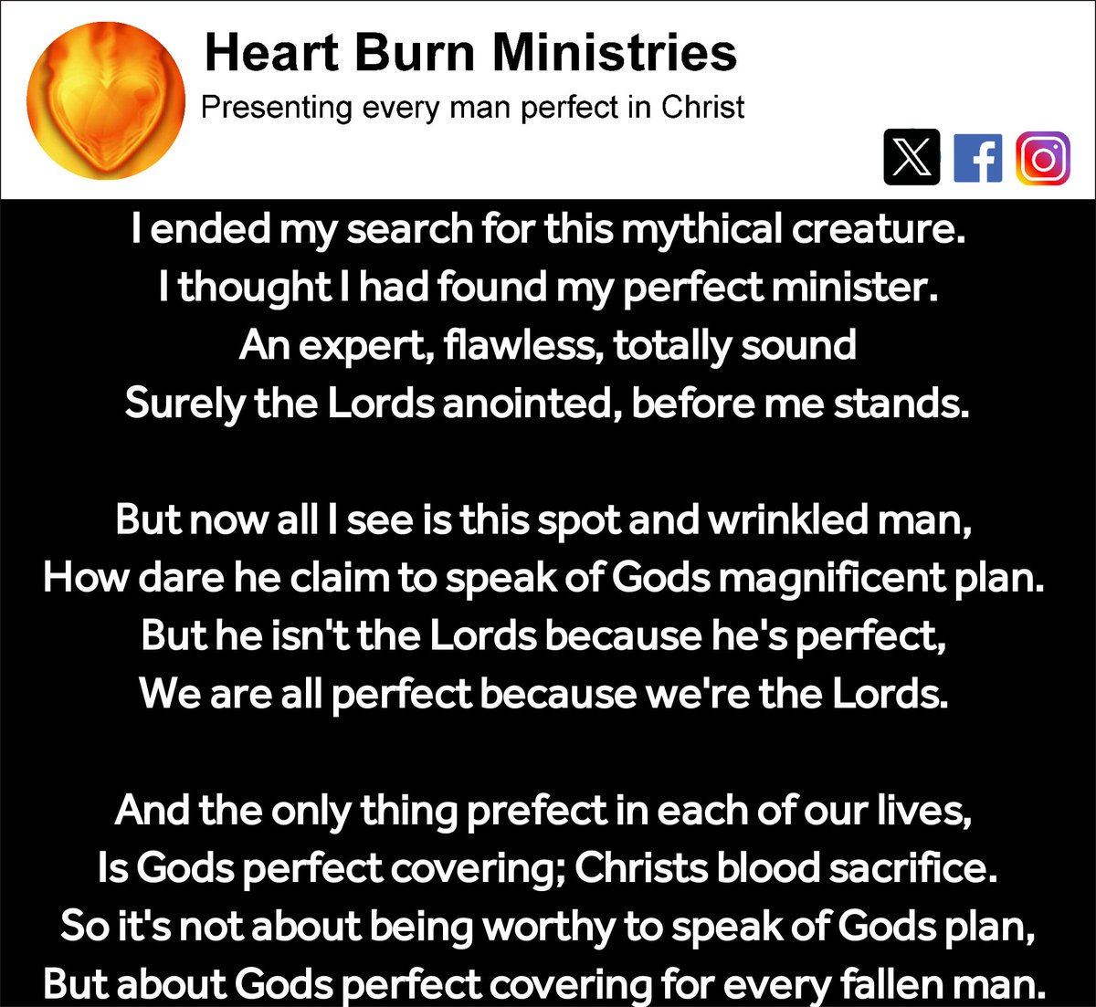 " for charity shall cover the multitude of sins." 1 Peter 4:8