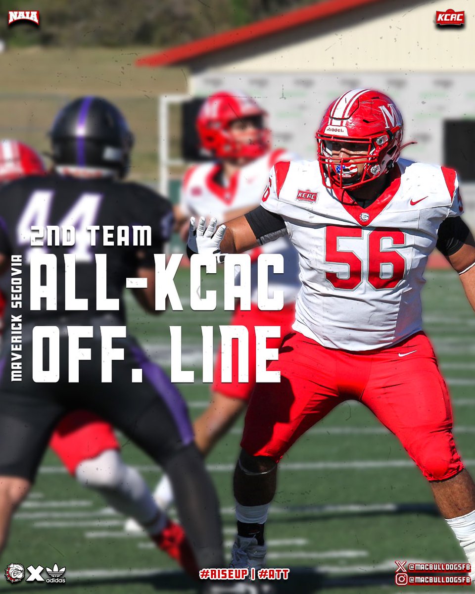 Congratulations to our <a href="/kcacsports/">Kansas Collegiate Athletic Conference</a> 2nd Team Offensive &amp; Defensive honorees!

Sr. Fullback Braylon Dewell
Sr. Linebacker Gabe Goodnight
R-So. Offensive Lineman Maverick Segovia

#RiseUp | #ATT