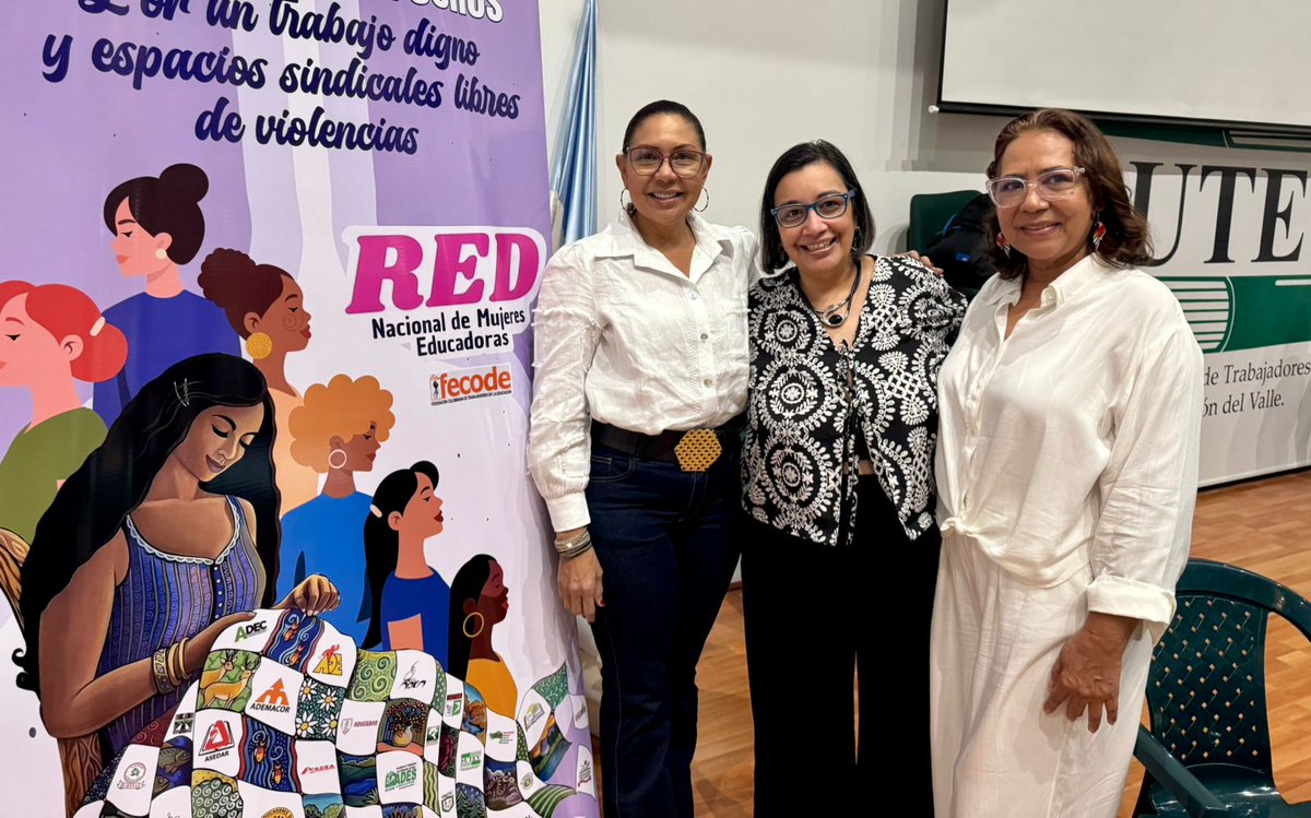 fecode's tweet image. El Seminario Nacional, FECODE - IEAL en el marco de la conmemoración del 25 de noviembre cierra con importantes conclusiones, avances, compromisos y objetivos para seguir avanzando en la lucha constante por la Eliminación de todo tipo de  Violencias contra las Mujeres.