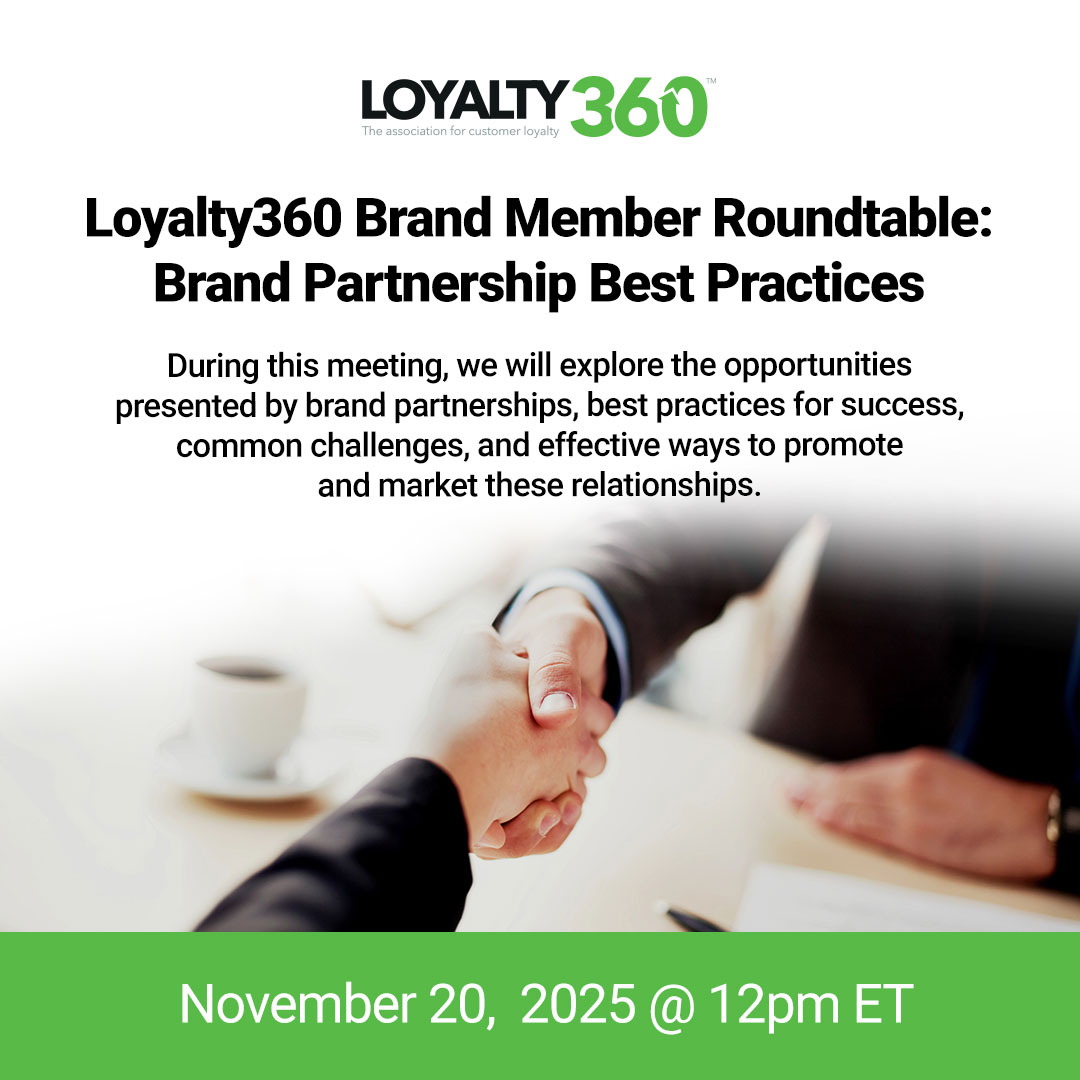 What will shape customer loyalty in 2026? 

Join us Dec. 3 at 1PM ET for our Brand Member Roundtable to recap 2025 and explore priorities, innovations, and challenges for the year ahead.

#CustomerLoyalty #LoyaltyPrograms #CX