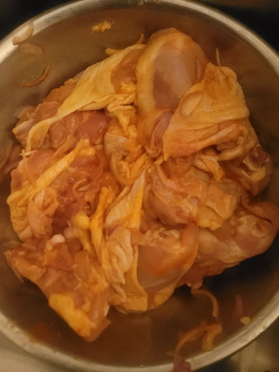 qtguru's tweet image. TGIF #grills left this marinated for the evening. I spiced the living day out of this.