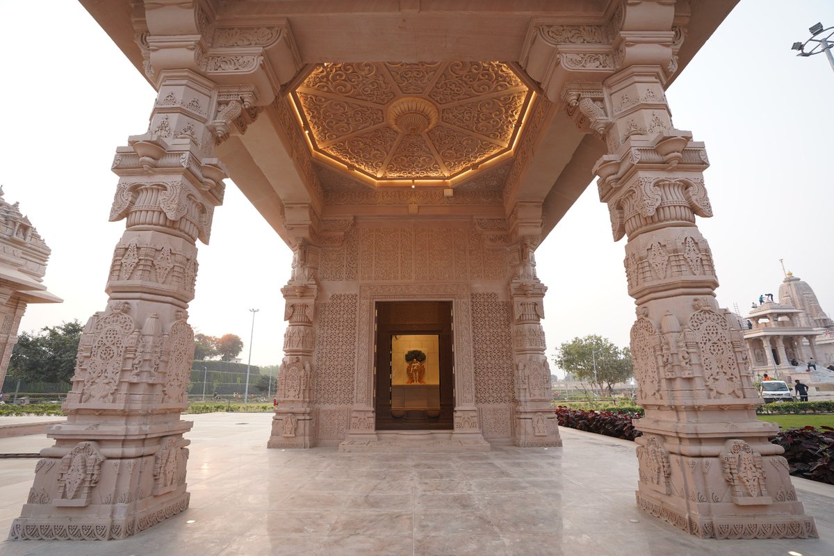 dmayodhya's tweet image. श्रीराम जन्मभूमि मन्दिर की कुछ मनोहारी चित्र व वीडियो