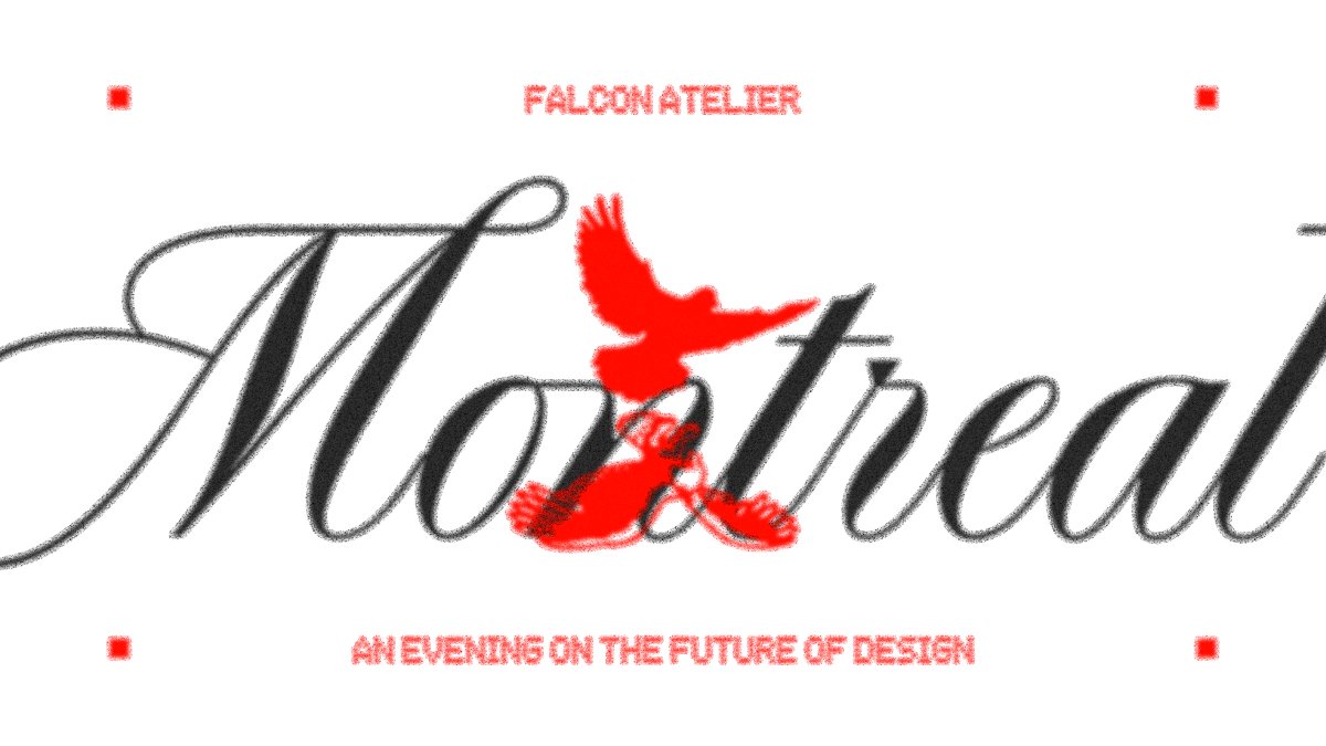 falcon_ide's tweet image. join us in the beautiful city of @Montreal for our first edition of FALCON ATELIER a casual conversation on the future of design with good people, good music and good cortados

luma.com/6n7l075h