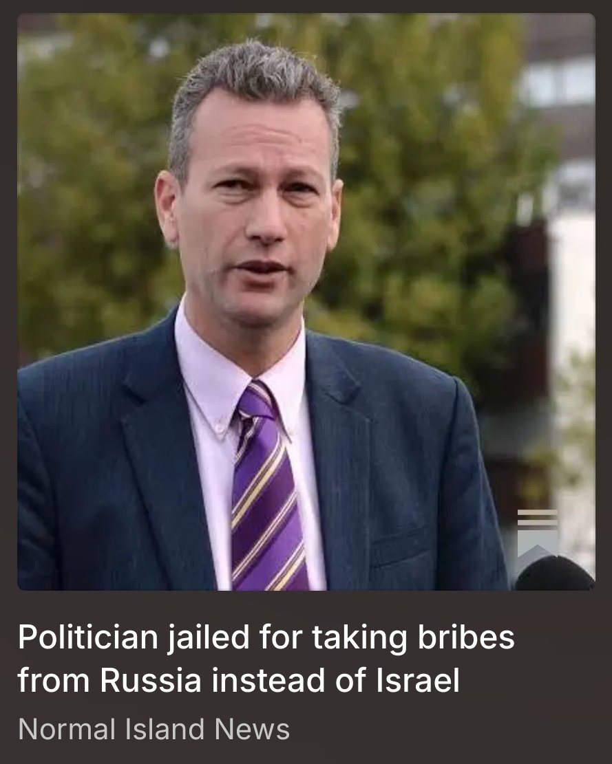 NormalIslandNws's tweet image. The disgraced former leader of Reform Wales has been jailed for ten and a half years after taking £40,000 in bribes from Russia. Nathan Gill saw his fellow politicians taking money from every lobbyist in sight and thought it was the done thing, but he didn’t realise you’re not…