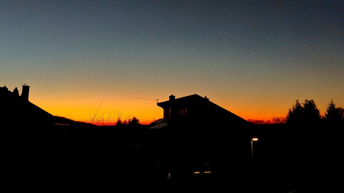 Wenn bei -1°C um 17:15 Uhr die Sonne verschwindet...