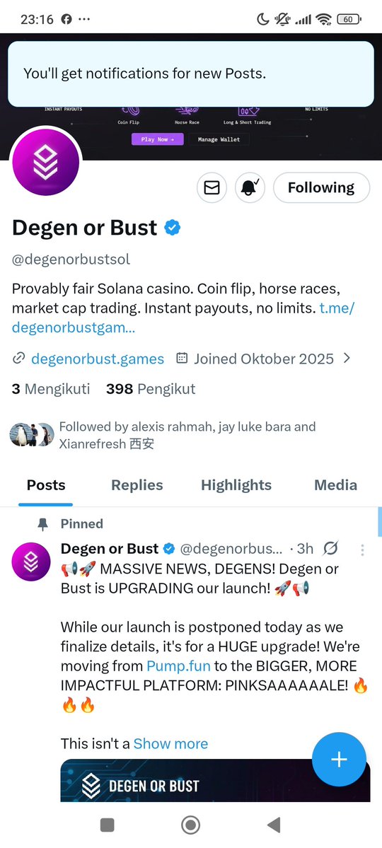 zepatvbermerek's tweet image. Done all task

DOB will be very dope at launch 100 x

Evm wallet :
0xaa9800555b940f62d2e5242db8113f14582a9f28

Sol wallet :

3sVNphDiQF9gqJ3DByE47qbK4v1v6Cf7LRA7jA7i7Ku7

#PinkSale
#PinkSaleLaunch
#PresaleLive
#Fairlaunch
#TokenSale
#IDO
#Launchpad
#giveaway 
#SolanaMemeCoin