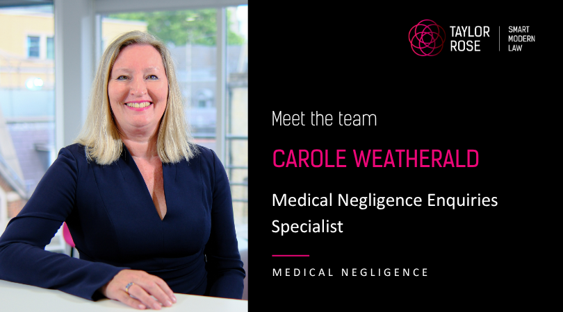 Meet Carole Weatherald who is our Medical Negligence Enquiries Specialist and the first point of contact for prospective clients considering a claim. To find out more about Carole, please click here: taylor-rose.co.uk/our-people/pro…