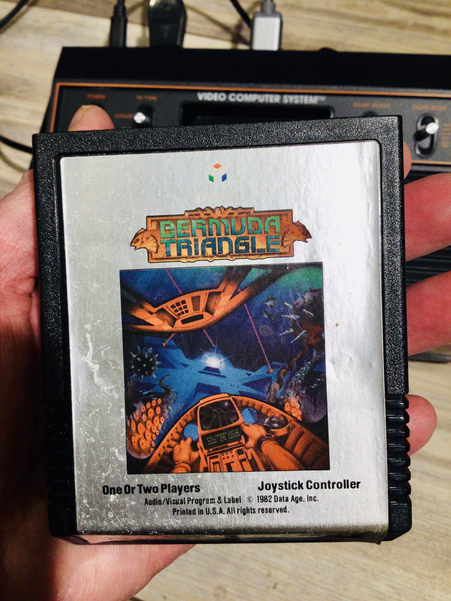 gordoslair's tweet image. How about some Bermuda Triangle from 1982? #Atari2600