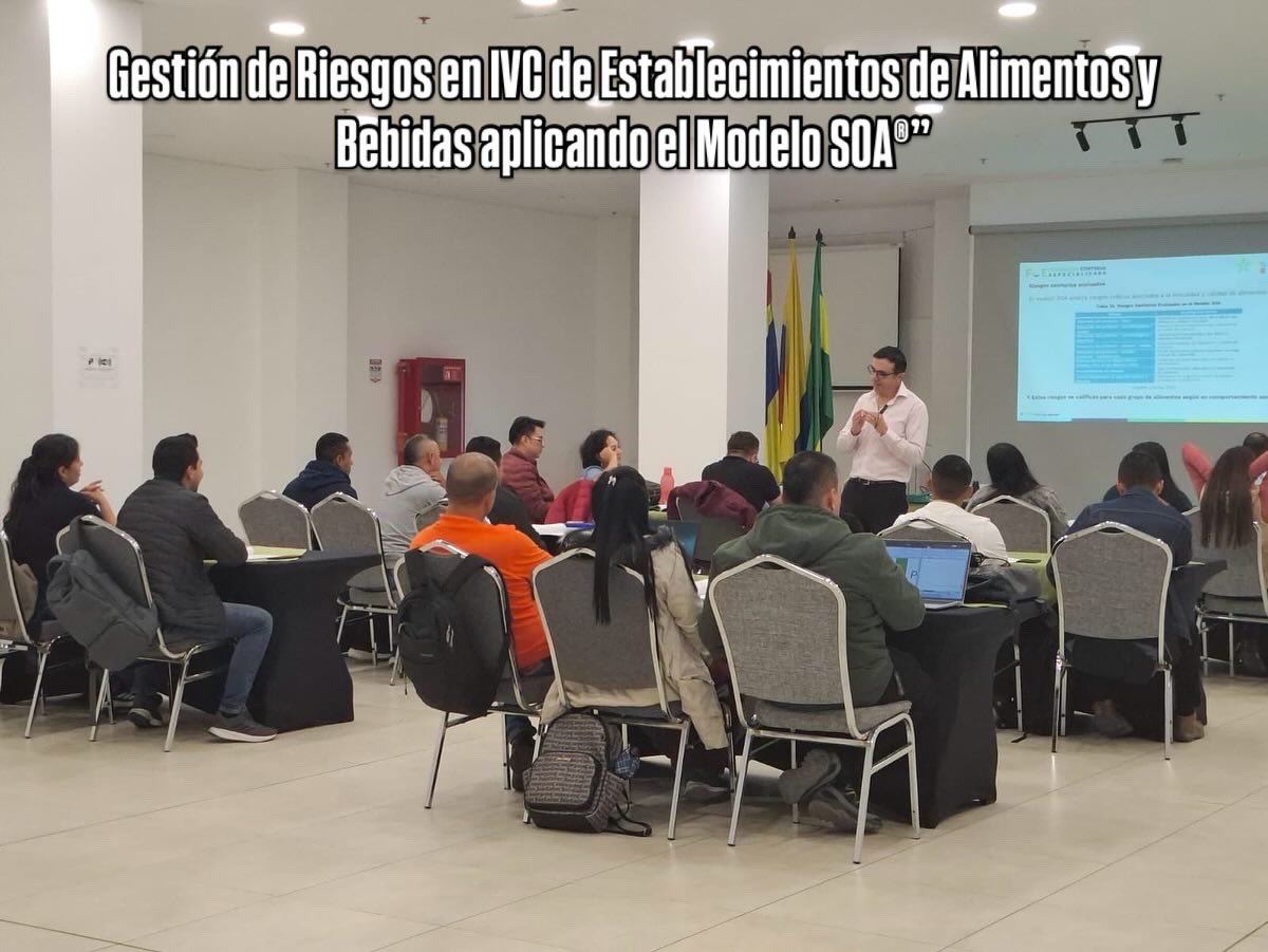 Cosesam1's tweet image. 📍 Hoy en Popayán se realizó el taller “Gestión de Riesgos en IVC de Alimentos y Bebidas aplicando el Modelo SOA®”, del convenio COSESAM–SENA. Excelente asistencia y una jornada llena de aprendizaje y fortalecimiento de capacidades para nuestros territorios #SENAConLasEmpresas