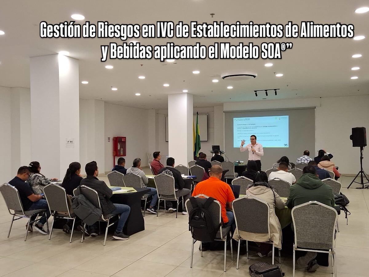 Cosesam1's tweet image. 📍 Hoy en Popayán se realizó el taller “Gestión de Riesgos en IVC de Alimentos y Bebidas aplicando el Modelo SOA®”, del convenio COSESAM–SENA. Excelente asistencia y una jornada llena de aprendizaje y fortalecimiento de capacidades para nuestros territorios #SENAConLasEmpresas