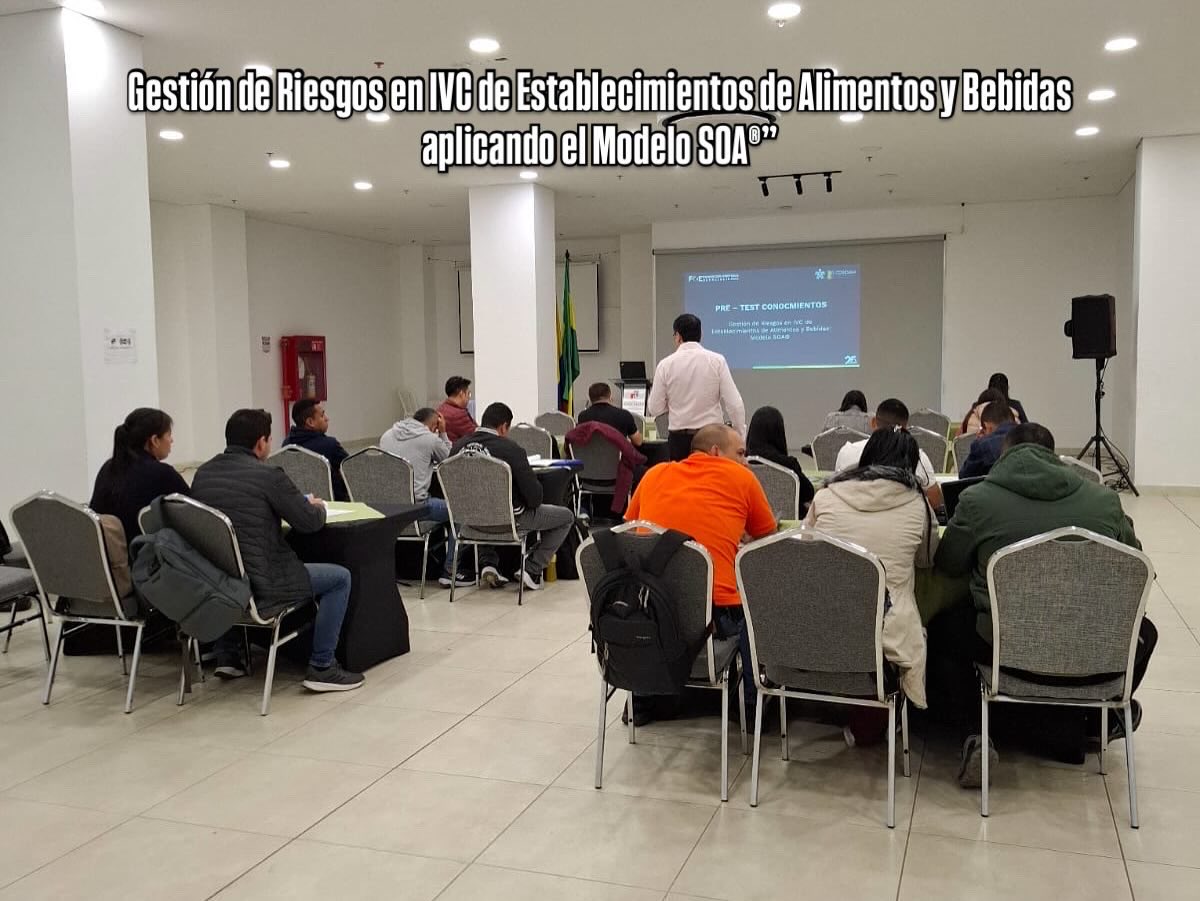 Cosesam1's tweet image. 📍 Hoy en Popayán se realizó el taller “Gestión de Riesgos en IVC de Alimentos y Bebidas aplicando el Modelo SOA®”, del convenio COSESAM–SENA. Excelente asistencia y una jornada llena de aprendizaje y fortalecimiento de capacidades para nuestros territorios #SENAConLasEmpresas