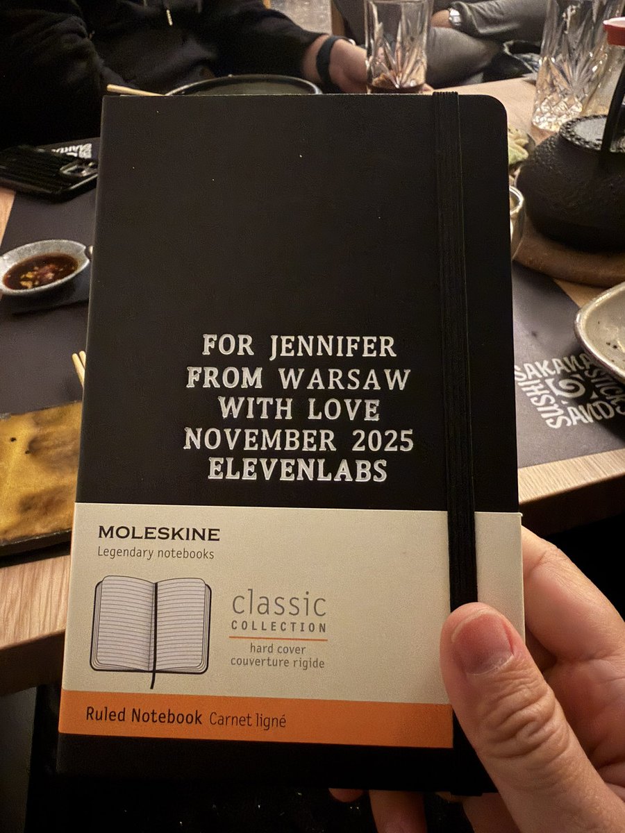 在华沙的这段时间让我无比感恩。❤️

这里的工程技术人才世界一流，雄心壮志不容小觑，而且待客之道……简直太棒了。

每一餐饭、每一次对话、每一个故事都让我感受到这个地方的特别之处。而如果没有@elevenlabsio 那些最棒的人们，我不可