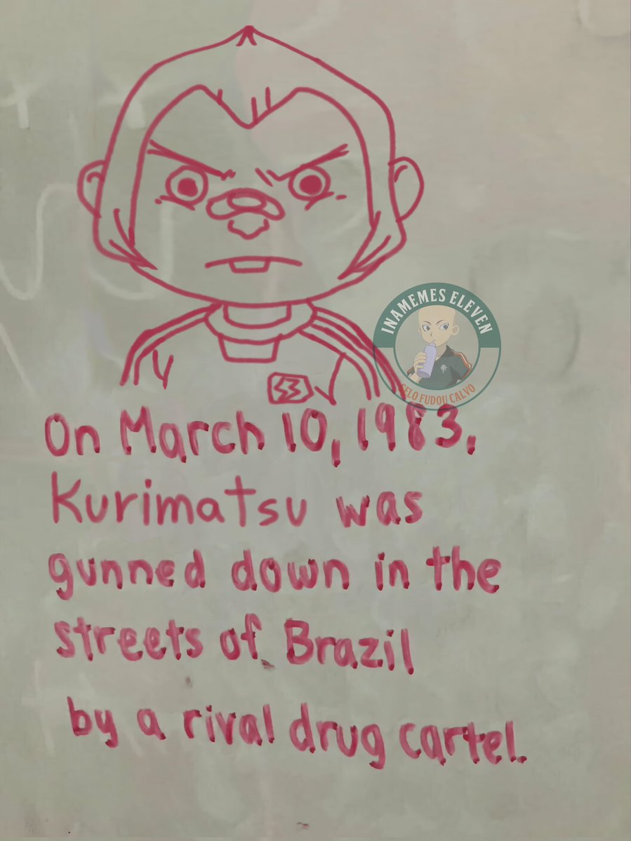 InamemesEleven's tweet image. 🙏 rest in pepperoni kurimatsu