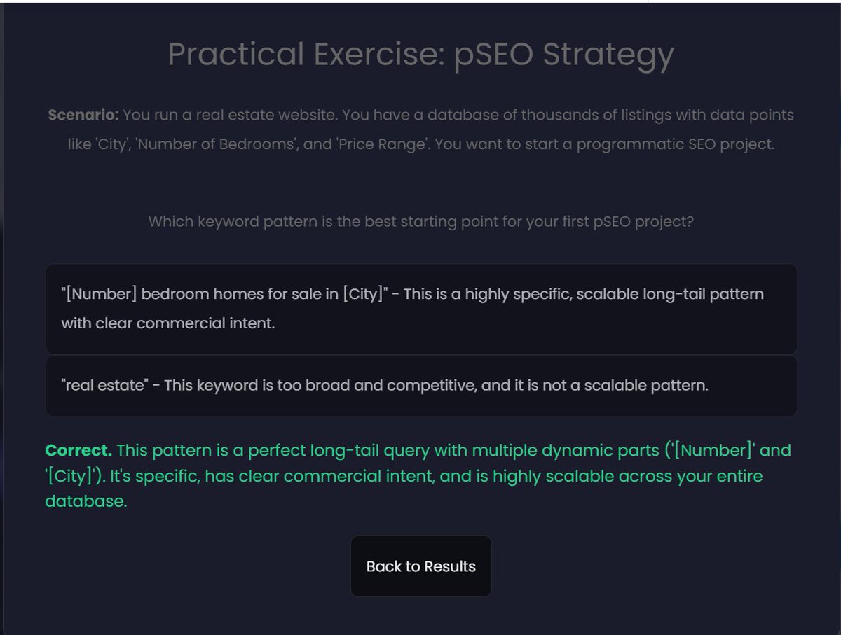 seofixup's tweet image. I scored 100% on the SEOSiri Programmatic SEO Exam! seosiri.com/p/programmatic…
#SEO #pSEO #SEOStrategy #pSEOStrategy #SEOExam #programmaticseo #seosiri