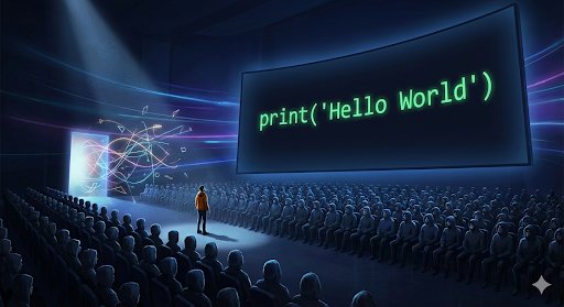 rkjat65's tweet image. Most people on this planet are natural conformists - the proof is almost poetic.

The very first program written by millions is the same two words: “Hello World.”

A global ritual of sameness… coded line by coded line. 

#CodingCulture  #Innovation #societies #Behavior