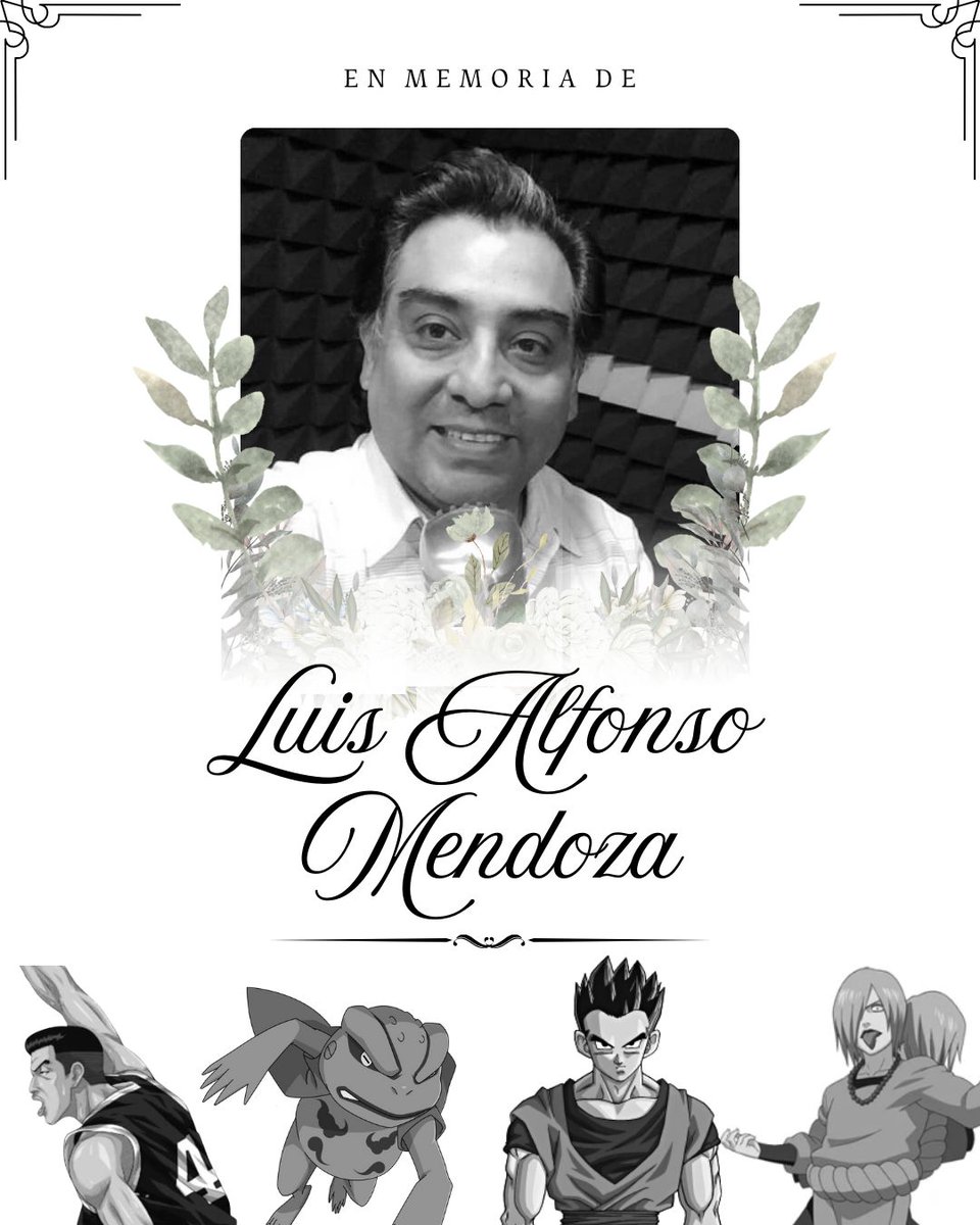 funianime's tweet image. El día de ayer fue el aniversario luctuoso del gran Luis Alfonso Mendoza, queremos recordarlo con muchísimo cariño. 🕊 

#Doblaje #DragonBall